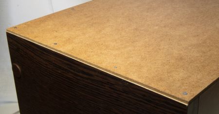 Установленная задняя стенка