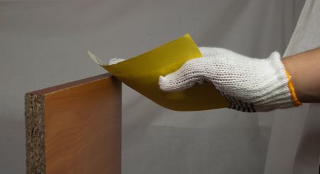 Шлифовка краев кромки